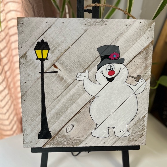 NEW Wood whitewash painting - Picture 1 of 1